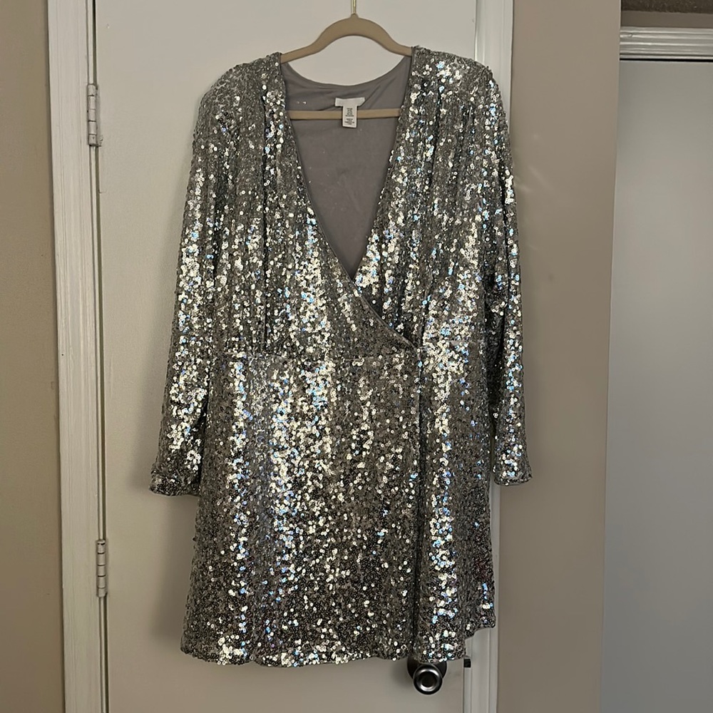 H&M sparkle dress